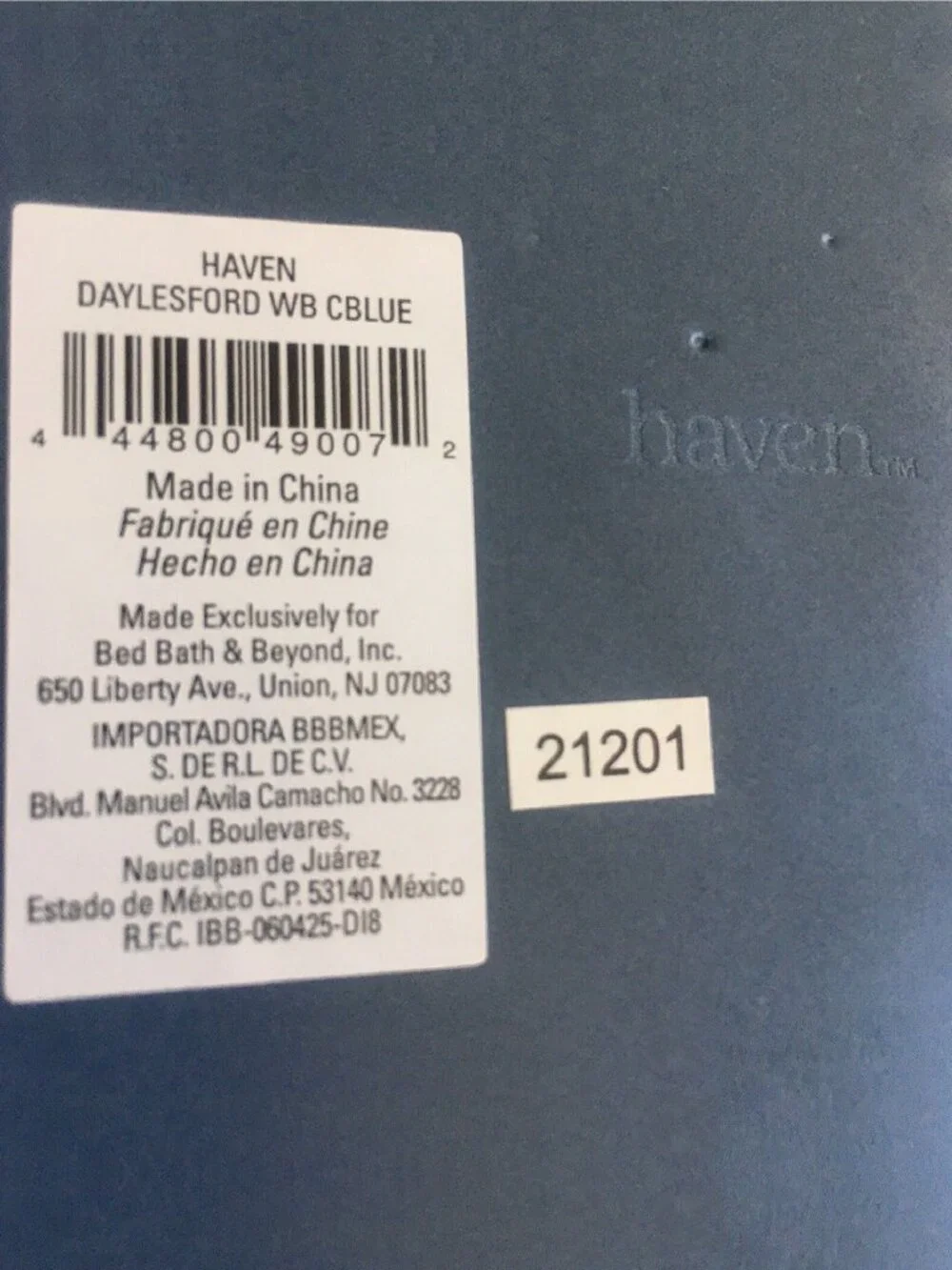 new CHINA BLUE Haven™ Daylesford 10